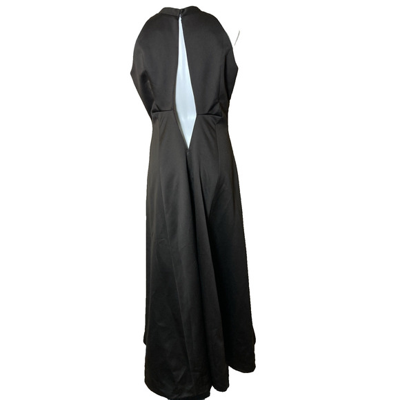 Victor Costa Nahdree Gown Vintage Formal Evening Dress Chocolate Size 12 - Picture 4 of 8